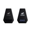 Настольная Bluetooth колонка (3Вт) "Smart Pyramid" с часами и беспроводным (15W) зарядным устройством, с подсветкой логотипа, цвет черный