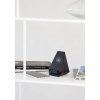 Настольная Bluetooth колонка (3Вт) "Smart Pyramid" с часами и беспроводным (15W) зарядным устройством, с подсветкой логотипа, цвет черный
