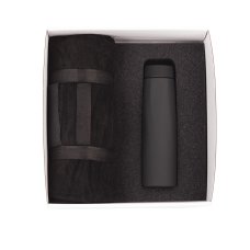 Набор подарочный "Тандем", цвет черный