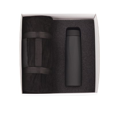 Набор подарочный "Тандем", цвет черный