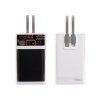 Зарядное (22.5W) устройство "Link" 10000 mAh с прозрачным корпусом, цифровым индикатором заряда и встроенными Type-C/Lightning кабелями, цвет белый/чер