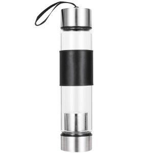 Термос стеклянный с инфьюзером Modulus, чёрный