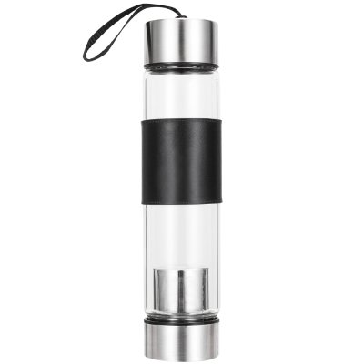 Термос стеклянный с инфьюзером Modulus, чёрный