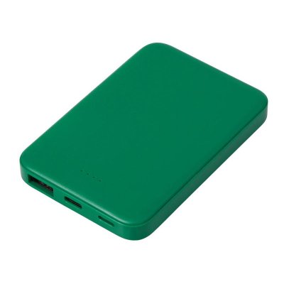 Внешний аккумулятор Simp, 5000 мАч, зеленый