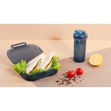 Набор "Eat&Drink box": бутылка, ланч-бокс, цвет синий с голубым