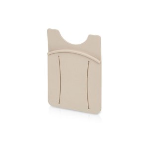 Картхолдер для телефона с держателем Trighold, бежевый Картхолдер для телефона с держателем Trighold, бежевый