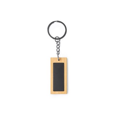 Брелок KRAUS из натурального дерева и стали KRAUS, прямоугольный
