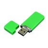 USB 2.0- флешка на 64 Гб с оригинальным колпачком, зеленый