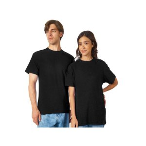 Футболка из джерси с протяжками Portofino унисекс, черный Футболка из джерси с протяжками Portofino унисекс, черный