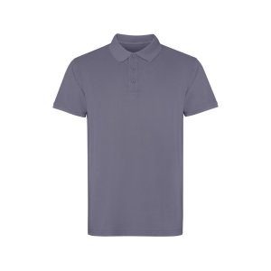 Рубашка поло Cobain унисекс, серо-голубой выстиранный Рубашка поло Cobain унисекс, серо-голубой выстиранный