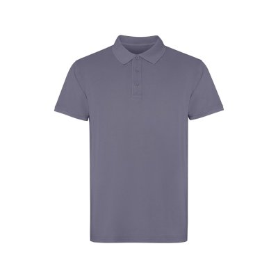 Рубашка поло Cobain унисекс, серо-голубой выстиранный