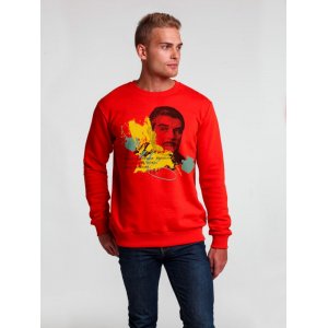 Толстовка «Цитаты. Довлатов. Вранье», красная Толстовка «Цитаты. Довлатов. Вранье», красная