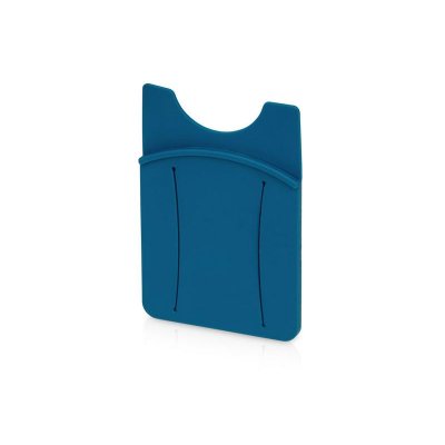 Картхолдер для телефона с держателем Trighold, сине-зеленый