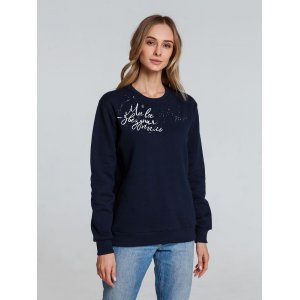 Свитшот «Звездная пыль», темно-синий Свитшот «Звездная пыль», темно-синий