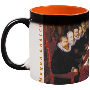 Кружка-хамелеон «Новая классика. Dream Team», матовая, оранжево-черная Кружка-хамелеон «Новая классика. Dream Team», матовая, оранжево-черная