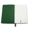 Ежедневник A5 недатированный Molfetta в мягком переплёте, серый/тёмно-зеленый