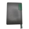 Ежедневник A5 недатированный Molfetta в мягком переплёте, серый/тёмно-зеленый