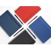 Ежедневник недатированный на гребне А5 Pragmatic, красный