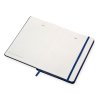 Бизнес блокнот Bossy с цветным срезом, твердая обложка, 128 листов, черный и синий