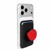 Кастомизированный держатель карт на телефоне CardSocket, чёрный/красный