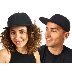 Бейсболка с прямым козырьком Los Angeles 2.0, черный