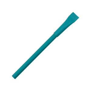 Ручка картонная с колпачком Recycled, бирюзовый Ручка картонная с колпачком Recycled, бирюзовый
