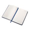 Бизнес блокнот Bossy с цветным срезом, твердая обложка, 128 листов, черный и синий