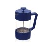 Подарочный набор с кофе, кружкой и френч-прессом Бодрое утро 2.0, синий