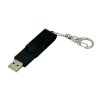 USB 3.0- флешка промо на 64 Гб с поворотным механизмом и однотонным металлическим клипом