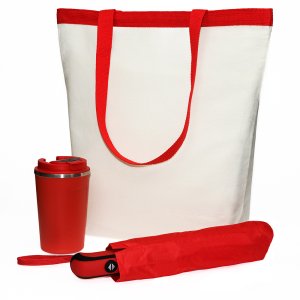 Подарочный набор All-in-One, красный