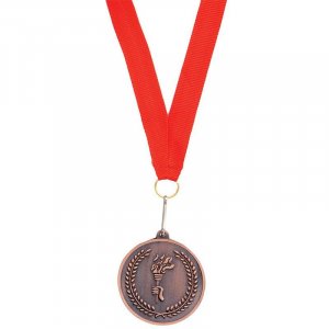 Медаль наградная на ленте"Бронза"