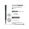 Ручка металлическая шариковая Venezia Pragmatico софт-тач,черный