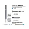 Ручка металлическая шариковая Venezia Pragmatico софт-тач, серый