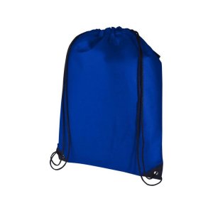 Рюкзак-мешок на шнурке Evergreen из переработанного нетканого материала, ярко-синий Рюкзак-мешок на шнурке Evergreen из переработанного нетканого материала, ярко-синий