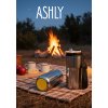 Термокружка Ashly To Go, серебристая/чёрная/жёлтая Термокружка Ashly To Go, серебристая/чёрная/жёлтая