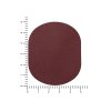 ПАТЧ ОВАЛ nubuk (коричневый ) 6,0 х 5,0 см