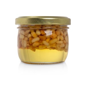 Сувенирный набор Мед с кедровыми орешками 120 гр