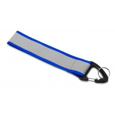 Светоотражающий брелок Reflector, серебристый/синий