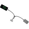 Ремешок-держатель для телефона с зарядным кабелем USB-C - USB-C Lany Wristband Charge Eco, серый
