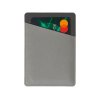 Картхолдер на 3 карты типа бейджа Favor, светло-серый/темно-серый