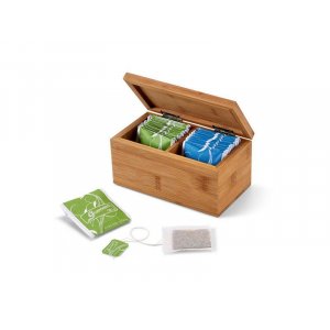 Коробка из бамбука с чаем «BURDOCK»