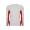 Футболка Shanghai  мужская с длинным рукавом, белый/красный