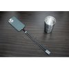 Ремешок-держатель для телефона с зарядным кабелем USB-C - USB-C Lany Wristband Charge Eco, серый