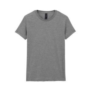 Футболка SOFTSTYLE WOMAN, ПЕПЕЛЬНО-СЕРЫЙ S