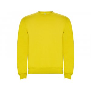Свитшот с начесом Clasica унисекс, желтый Свитшот с начесом Clasica унисекс, желтый