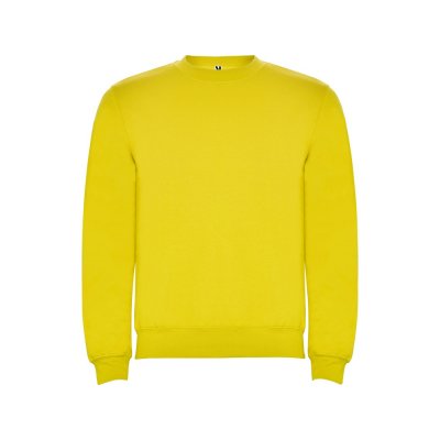 Свитшот с начесом Clasica унисекс, желтый