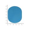 ПАТЧ ОВАЛ nubuk (голубой) 6,0 х 5,0 см