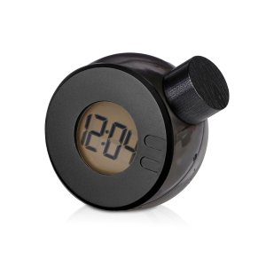 Водяные часы из бамбука Splash Hour, черный Водяные часы из бамбука Splash Hour, черный