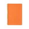 Бизнес тетрадь на гребне А5 Pragmatic, 60 листов в клетку, оранжевый