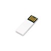 USB 2.0- флешка промо на 64 Гб в виде скрепки, белый